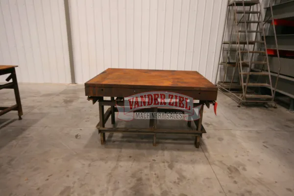 48" x 60 3/4" Welding Table, 1/2" Thick, 36" High