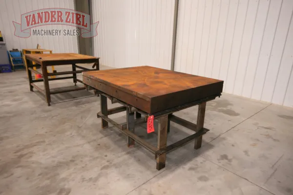 48" x 60 3/4" Welding Table, 1/2" Thick, 36" High - Gallery Thumbnail 2