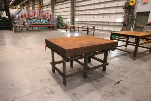 48" x 60 3/4" Welding Table, 1/2" Thick, 36" High - Gallery Thumbnail 3