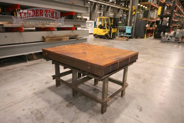 48" x 60 3/4" Welding Table, 1/2" Thick, 36" High - Gallery Thumbnail 4