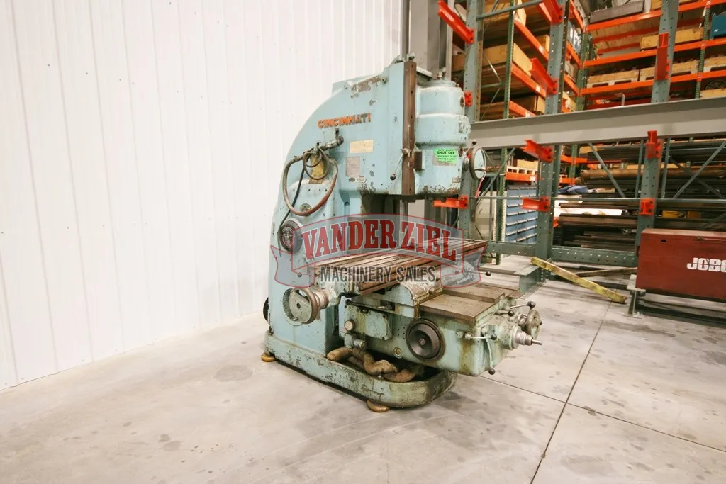 Cincinnati No. 2 Vertical Mill, 65” x 16” - Prefetch Image 12430