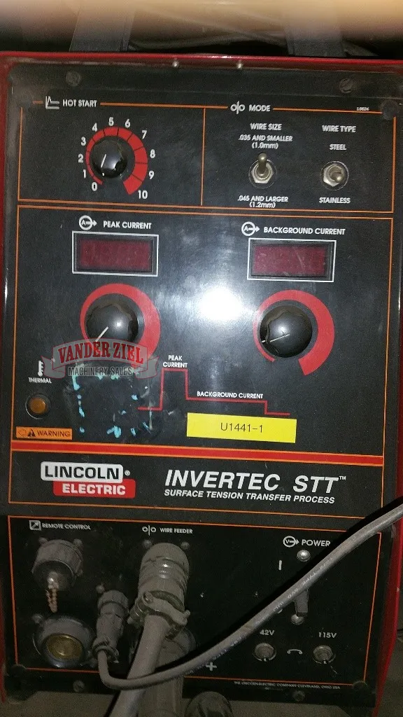 Lincoln Invertec STT Welder with Lincoln LN-742 Feeder - Prefetch Image 12599