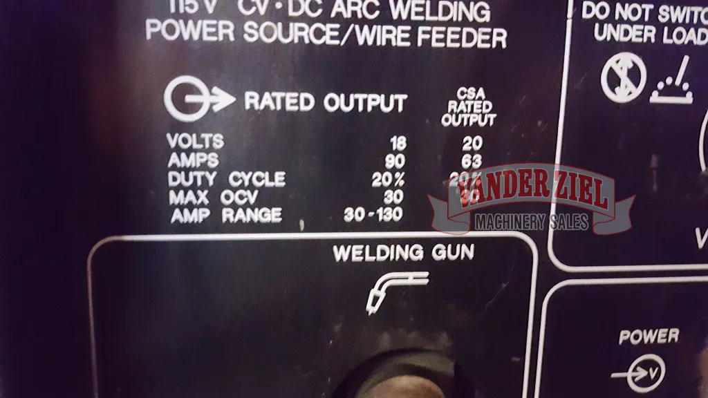 Miller Millermatic 130 Welding Power Source - Prefetch Image 12665