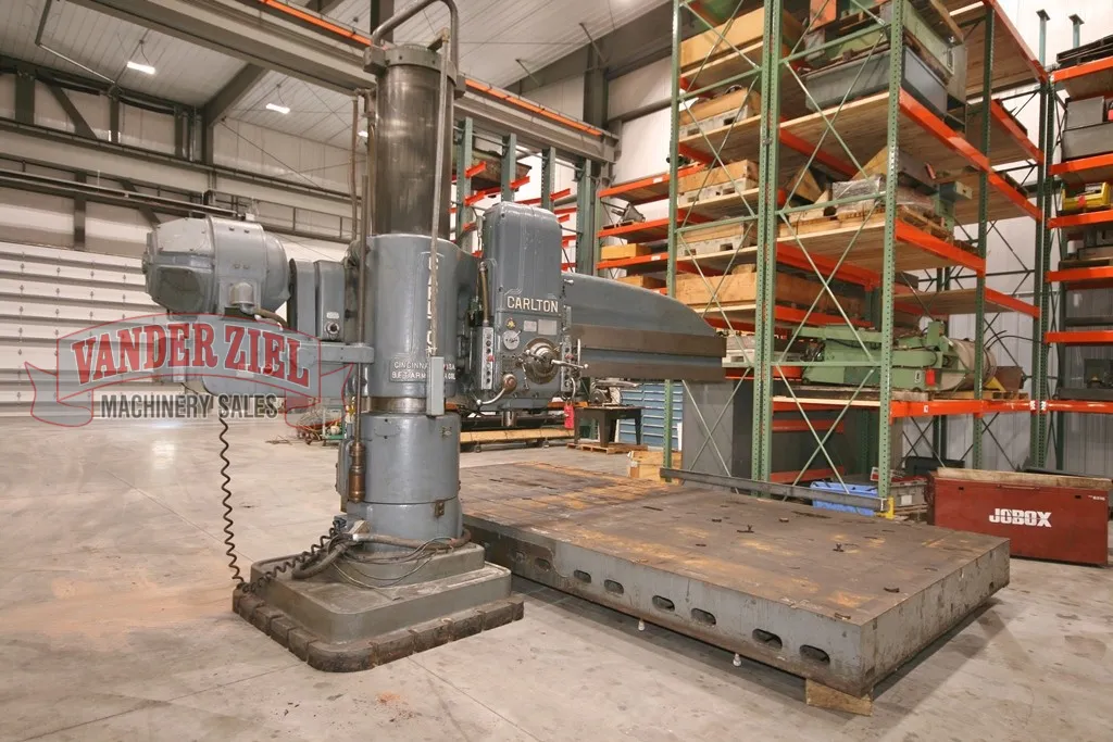 Carlton 8’ x 19” Radial Drill, Lever Shift - Prefetch Image 13611
