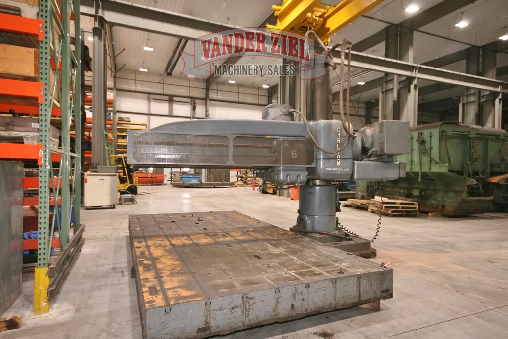 Carlton 8’ x 19” Radial Drill, Lever Shift - Prefetch Image 13613