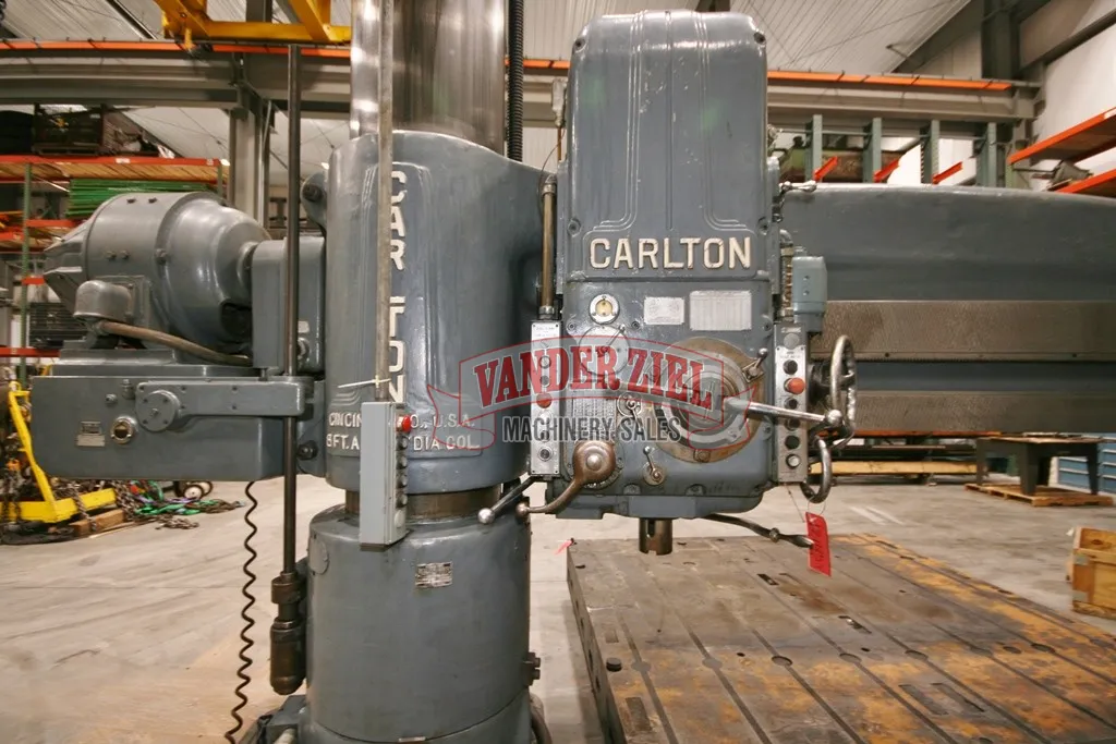 Carlton 8’ x 19” Radial Drill, Lever Shift - Prefetch Image 13614