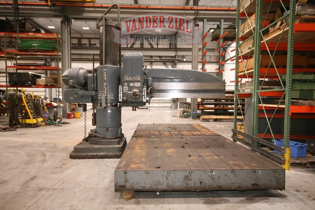 Carlton 8’ x 19” Radial Drill, Lever Shift - Prefetch Image 13618