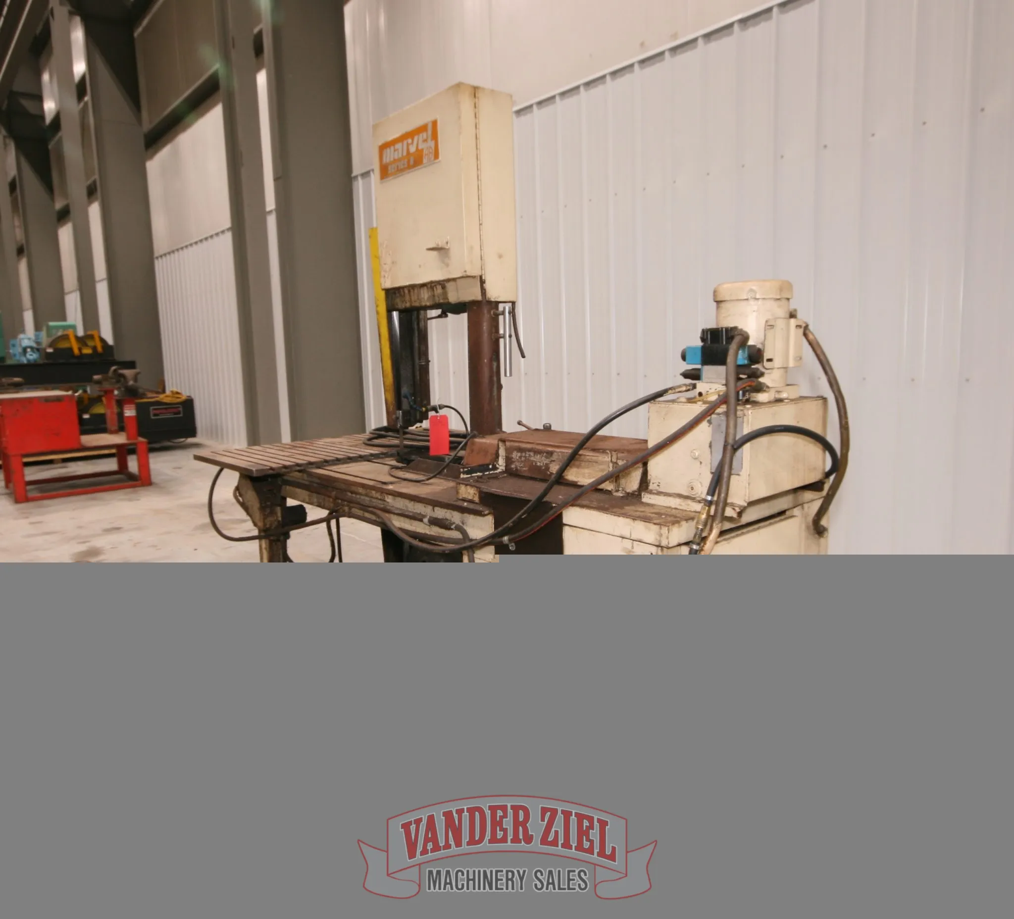 Marvel 18" x 20" Vertical Tilt Frame Band Saw, Series 8 Mark I - Prefetch Image 13809