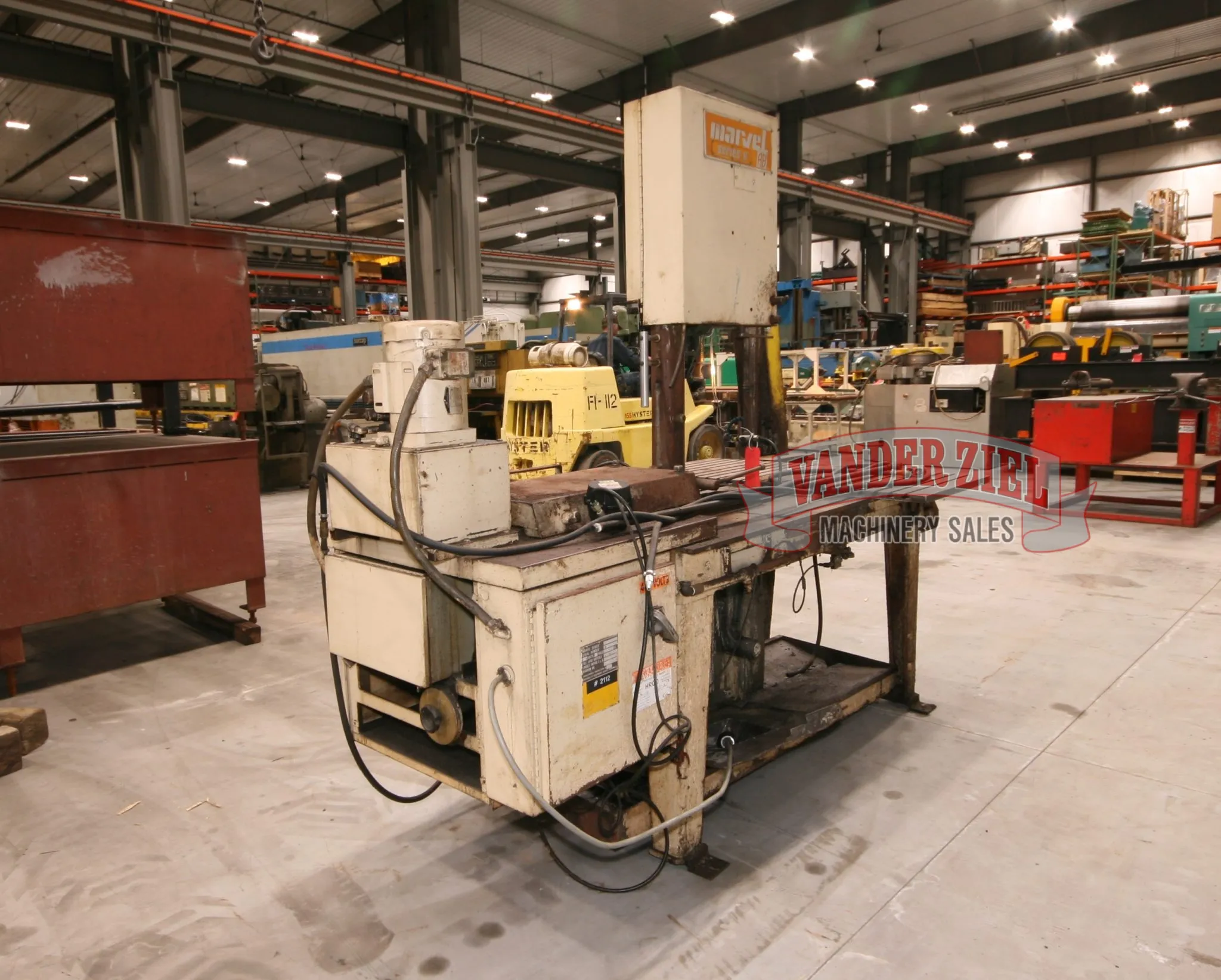 Marvel 18" x 20" Vertical Tilt Frame Band Saw, Series 8 Mark I - Prefetch Image 13810
