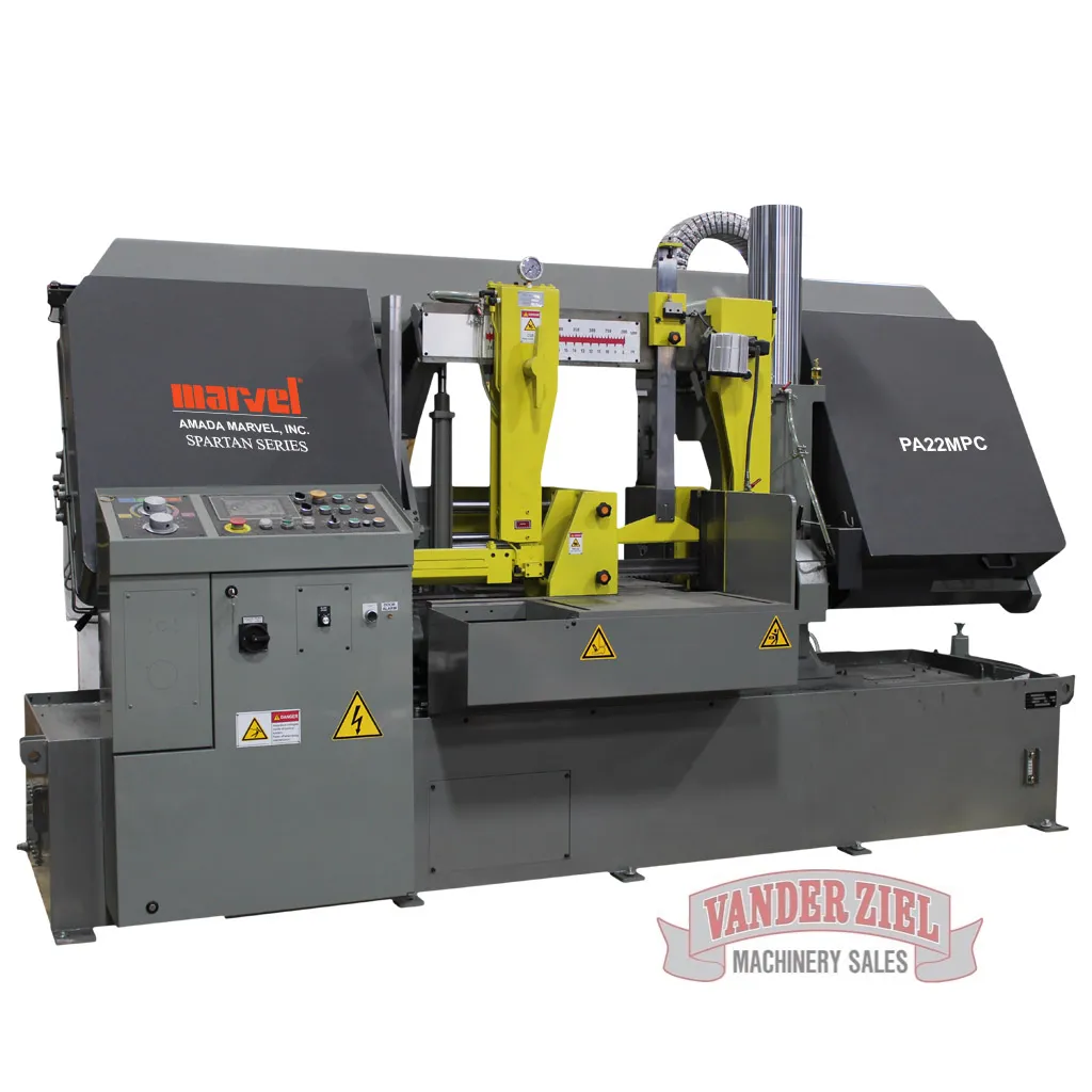 Marvel Spartan 22" x 24.5" Automatic Horizontal Saw with Programmable Controls, Model PA22-MPC - NEW - Main Image 1