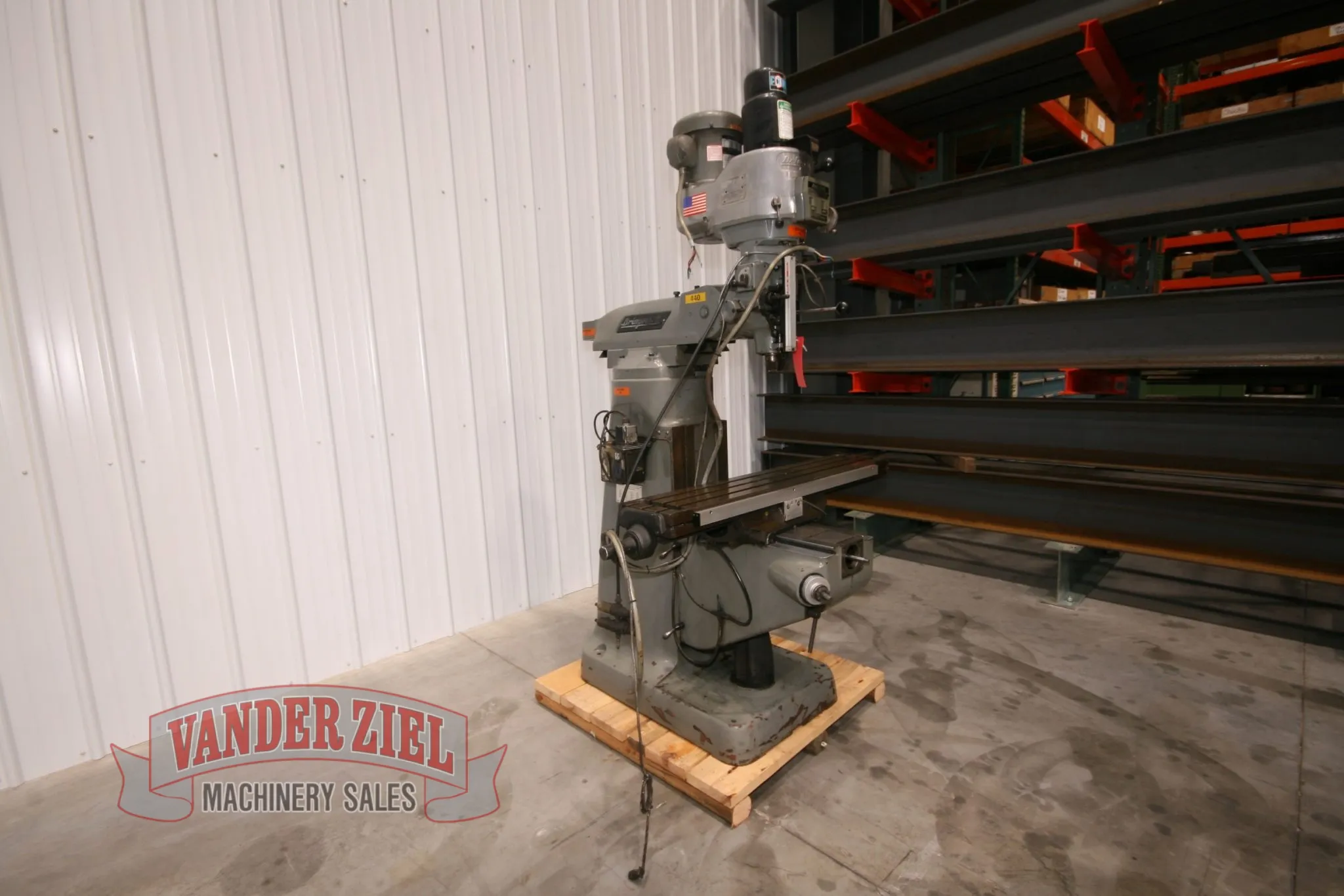 Bridgeport Series I Vertical Knee Mill, 9" x 48" Table - Prefetch Image 14508