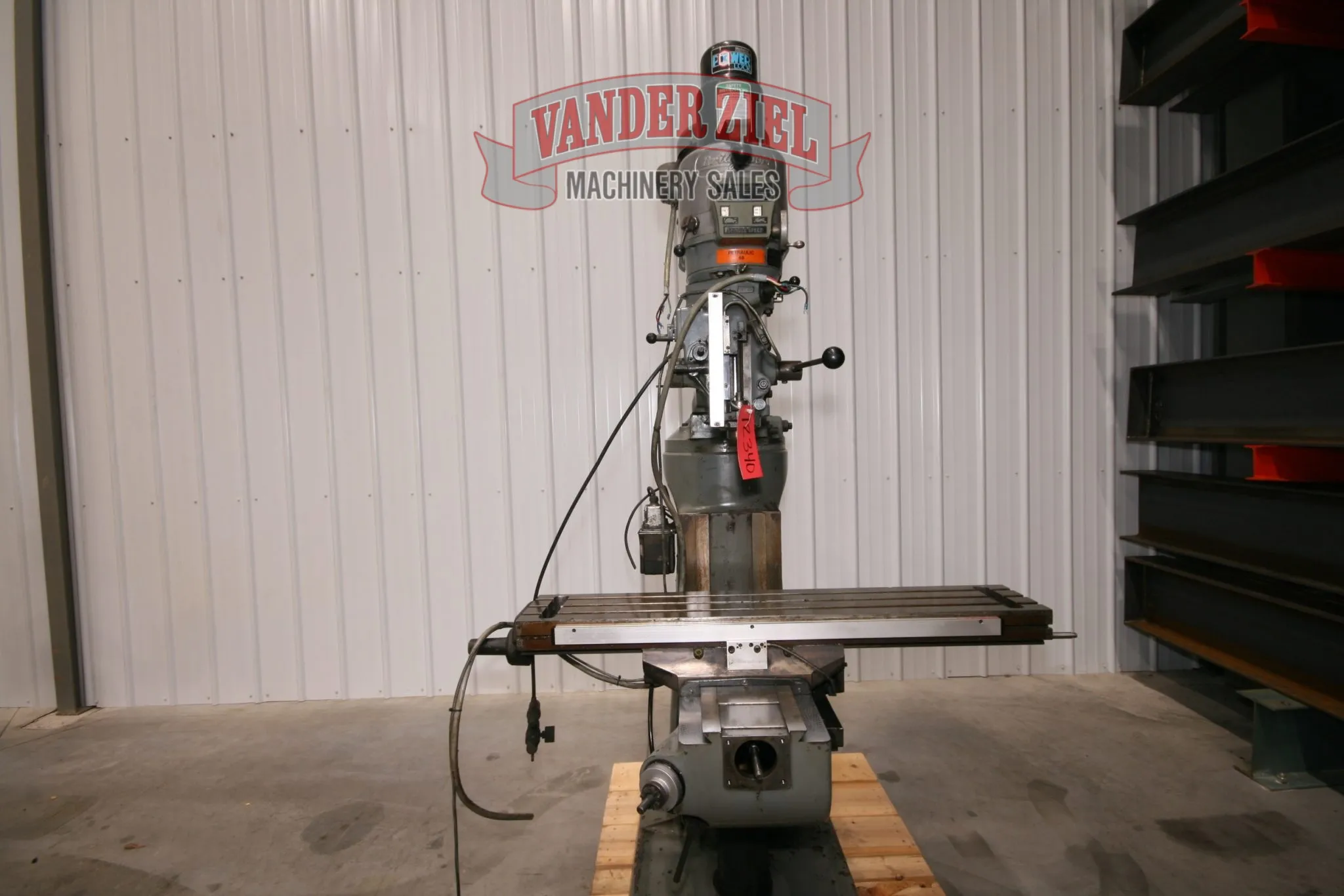 Bridgeport Series I Vertical Knee Mill, 9" x 48" Table - Prefetch Image 14509