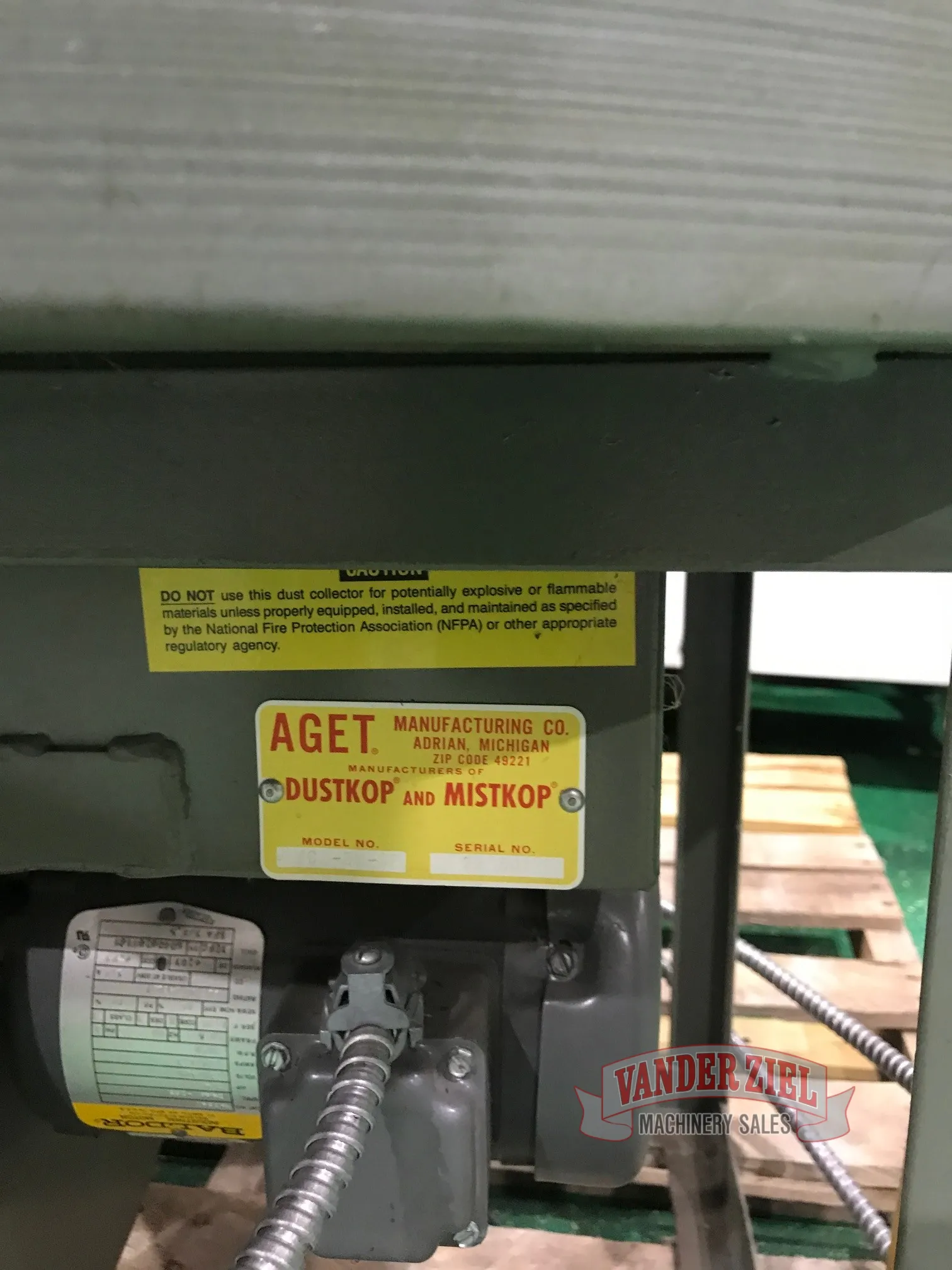 Aget Model VCM-2U Mist Collector - Prefetch Image 14627