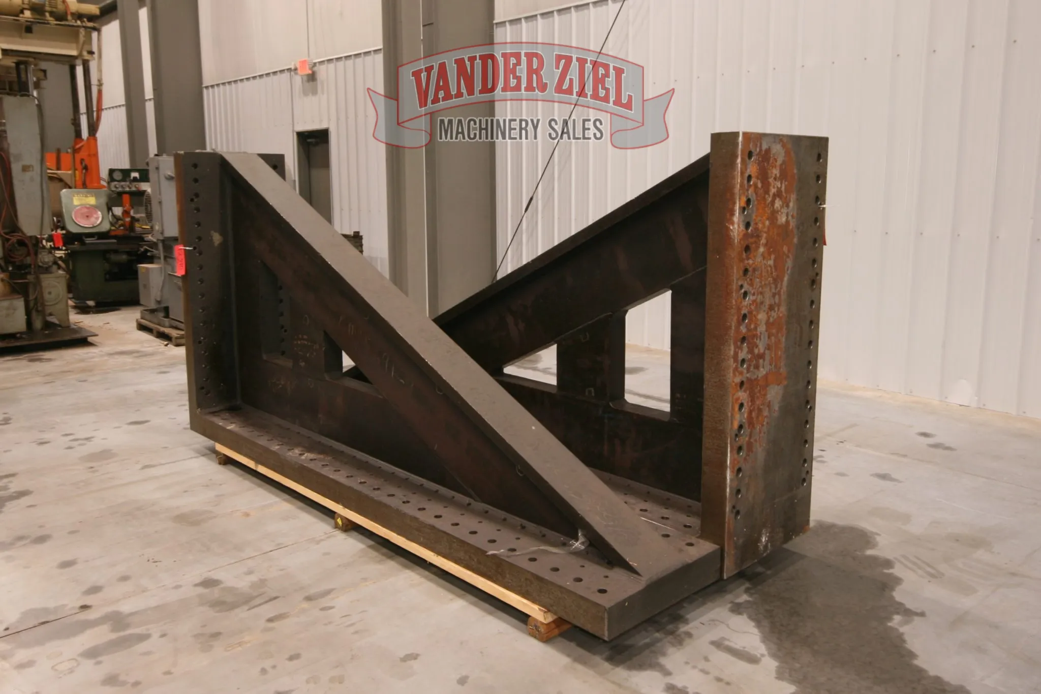 Angle Plates, 119" x 23 1/8" x 59 1/2" Base Drilled & Tapped - Prefetch Image 14732