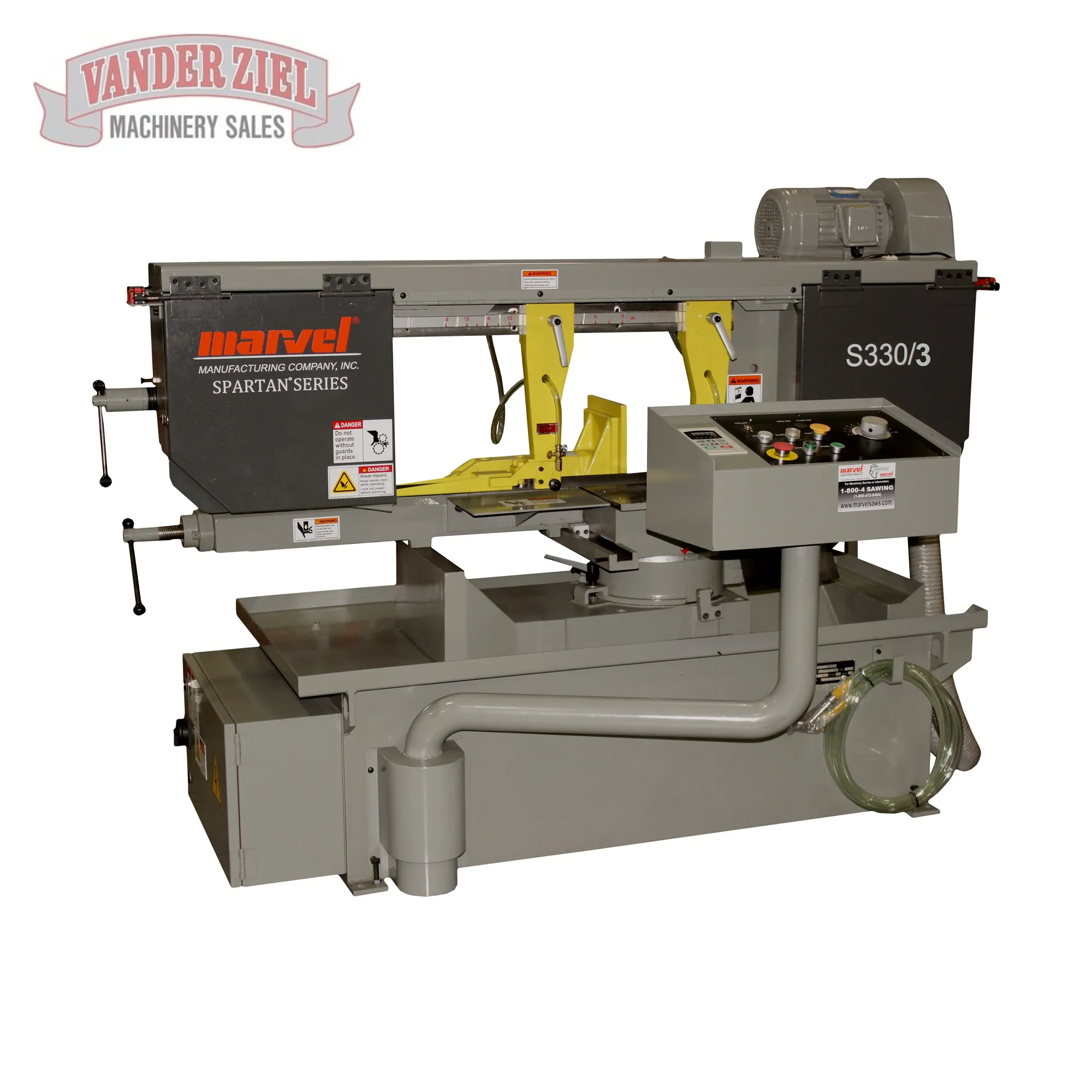 Marvel Hercules 12" x 18" Horizontal Swivel Saw, Model S330/3-HV - NEW - Main Image 1