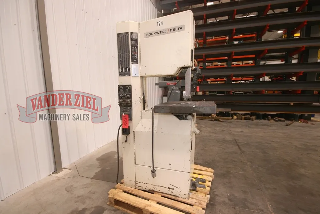 Rockwell Delta 20” Vertical Bandsaw, Model 28-3X5 - Main Image 1