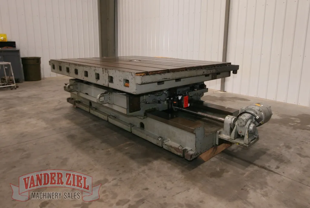 Giddings & Lewis 6' x 8' Air Lift Rotary Table - Prefetch Image 17201