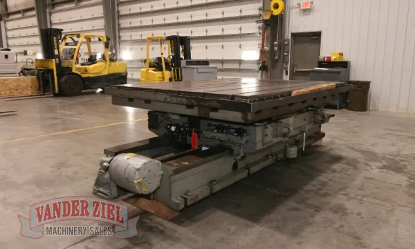 Giddings & Lewis 6' x 8' Air Lift Rotary Table - Gallery Thumbnail 4