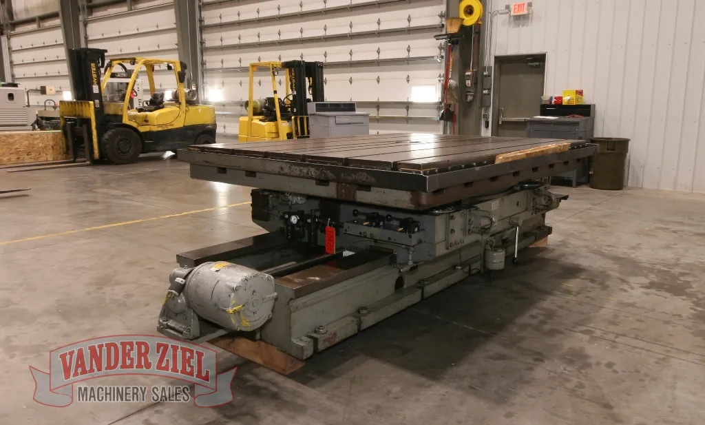 Giddings & Lewis 6' x 8' Air Lift Rotary Table - Prefetch Image 17203