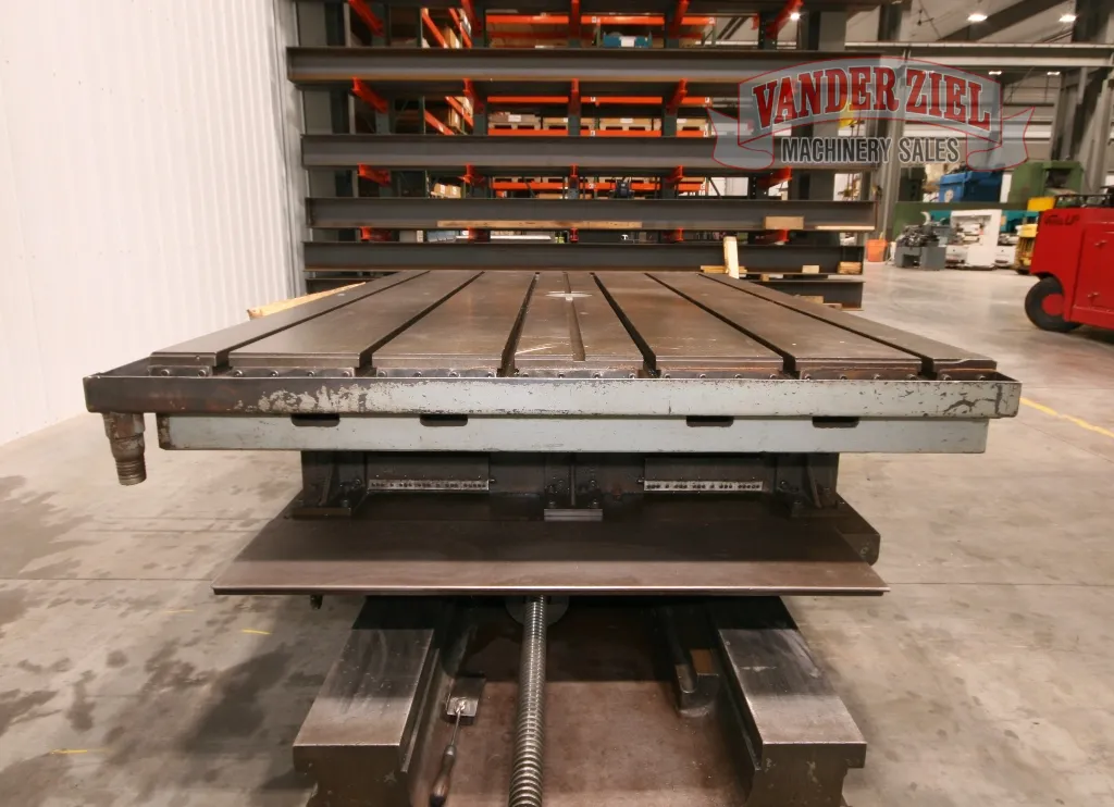 Giddings & Lewis 6' x 8' Air Lift Rotary Table - Prefetch Image 17206