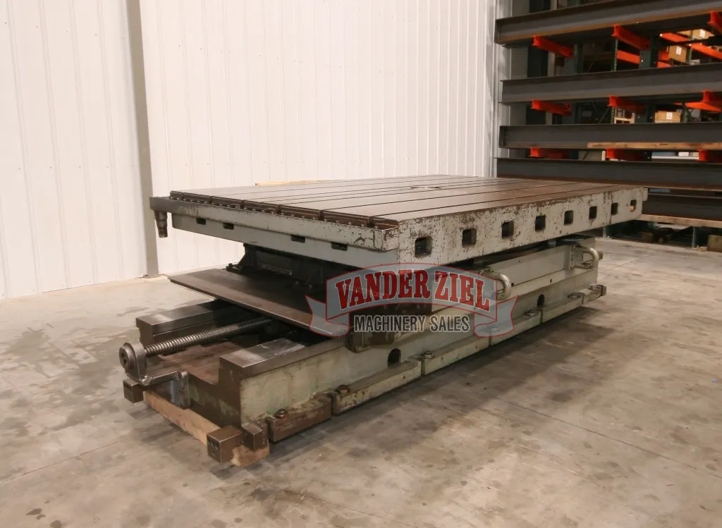 Giddings & Lewis 6' x 8' Air Lift Rotary Table - Prefetch Image 17207