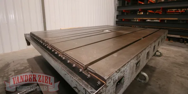 Giddings & Lewis 6' x 8' Air Lift Rotary Table - Gallery Thumbnail 9