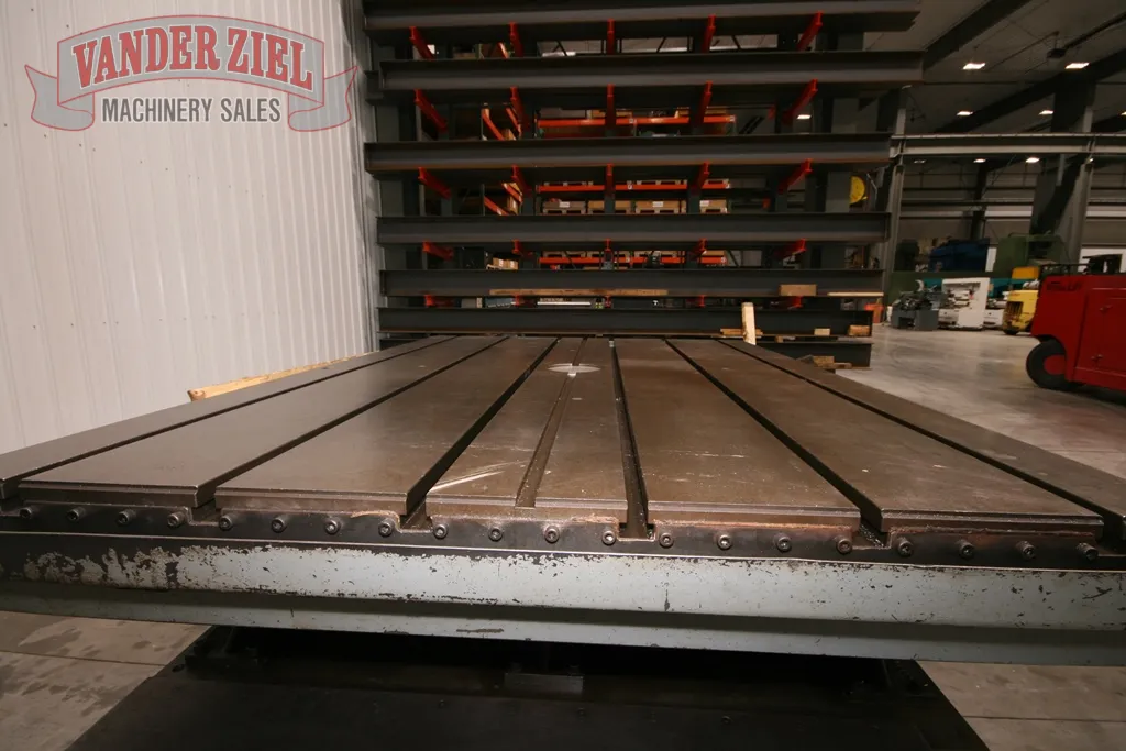Giddings & Lewis 6' x 8' Air Lift Rotary Table - Prefetch Image 17209
