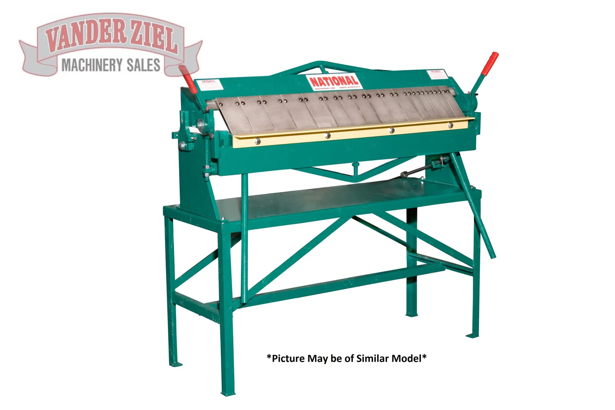 National 3' x 16 GA Box and Pan Hand Brake, Model U3616 - NEW - Main Image 1