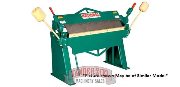 National 6' x 16 GA Box and Pan Hand Brake, Model U7216 - NEW - Main Image 1