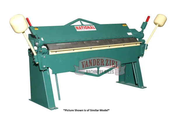 National 8' x 14 GA Heavy Duty Box and Pan Brake, Model U6-9614 - NEW