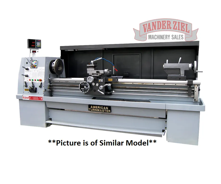 Lagun American Turnmaster 21" x 40" Lathe, Model AT-2140/60/80/120-G Colchester Type - NEW - Main Image 1