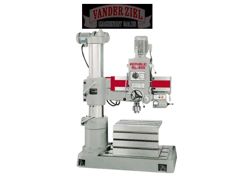 Lagun 21" / 25" x 8" Radial Drill, Models 855 & 955 - NEW