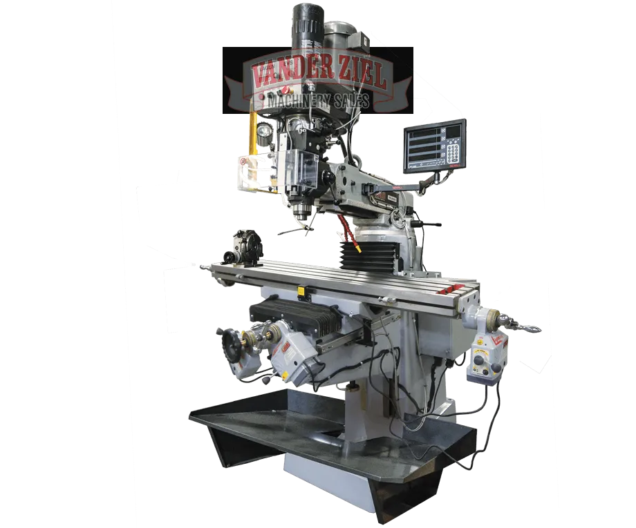Lagun FTV-2F Vertical Knee Mill, 10" x 55" Table, 5 HP - NEW - Main Image 1