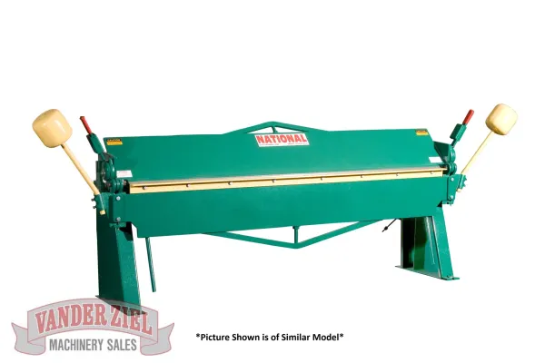 National 10' x 14 GA Straight Brake, Model N12014 - NEW