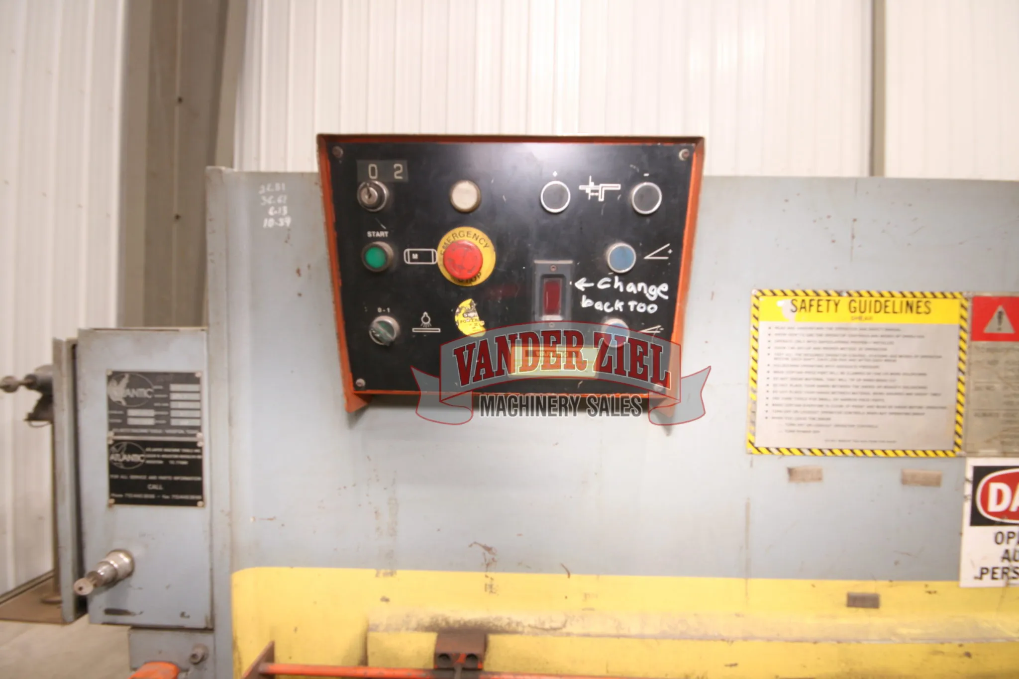 Atlantic 10’ x ¼” Shear, Model HDE 10’ x ¼” - Prefetch Image 19679