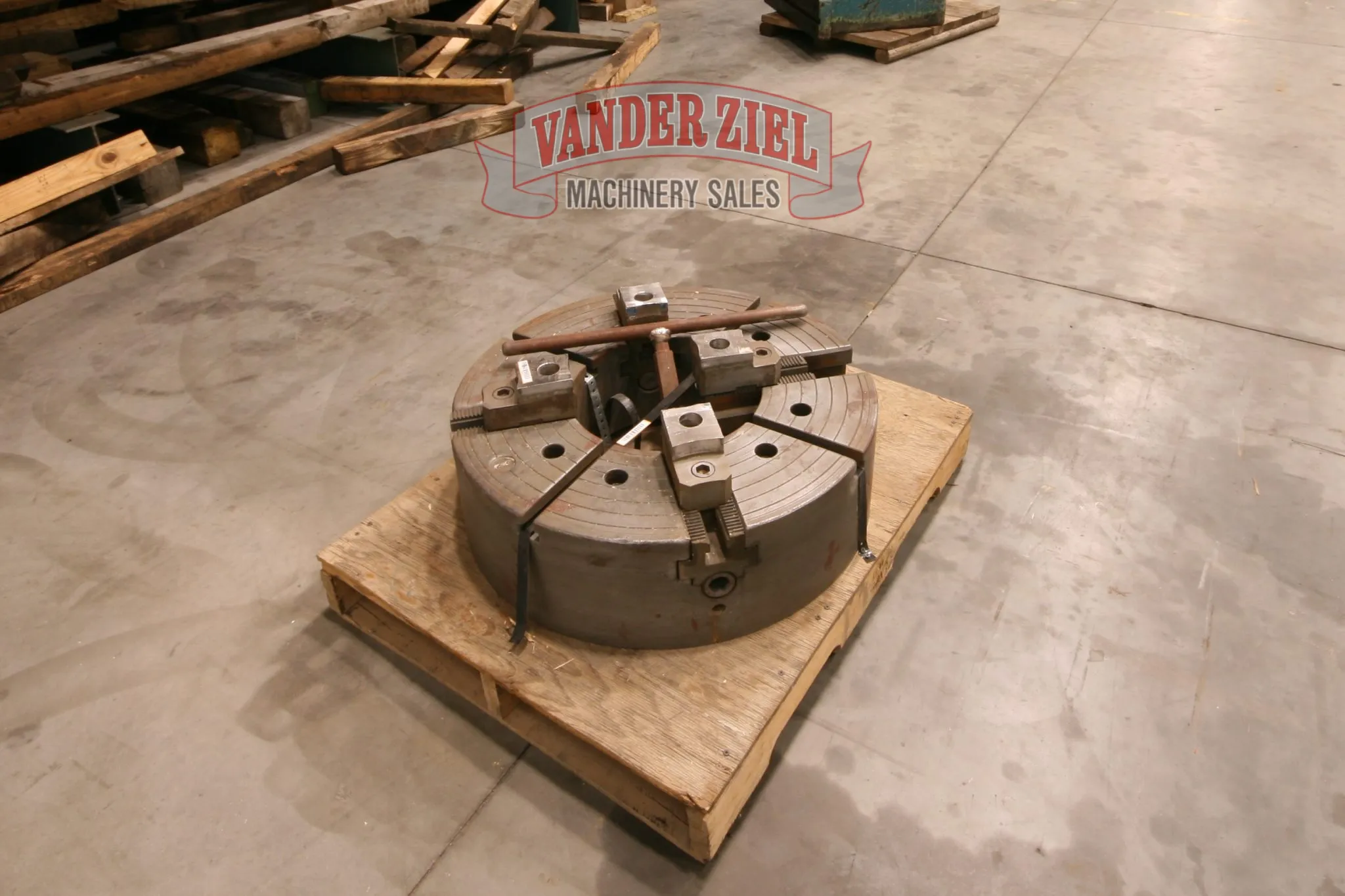 Warner & Swasey 4 Jaw 28" Chuck, 12" Spindle Bore - Main Image 1
