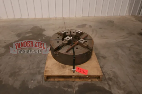 Warner & Swasey 4 Jaw 28" Chuck, 12" Spindle Bore - Gallery Thumbnail 3