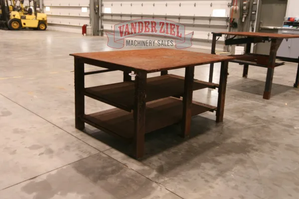 48" x 60" Welding Table, 11/16" Thick, 32 1/2" Height - Gallery Thumbnail 3