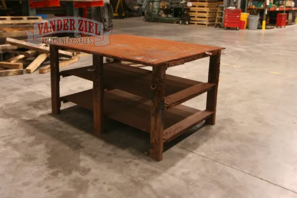48" x 60" Welding Table, 11/16" Thick, 32 1/2" Height - Gallery Thumbnail 4