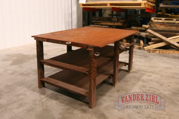 48" x 60" Welding Table, 11/16" Thick, 32 1/2" Height - Gallery Thumbnail 5