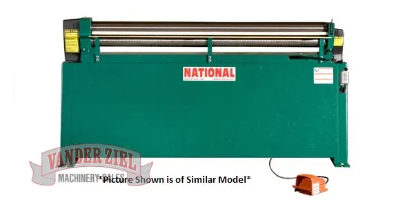 National 4' x 16 GA Power Initial Pinch Roll, Model NR-4816 - NEW - Main Image 1