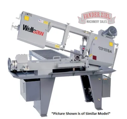 Wellsaw 13" x 38" Semi-Automatic Horizontal Saw, Model 1338-SA - NEW