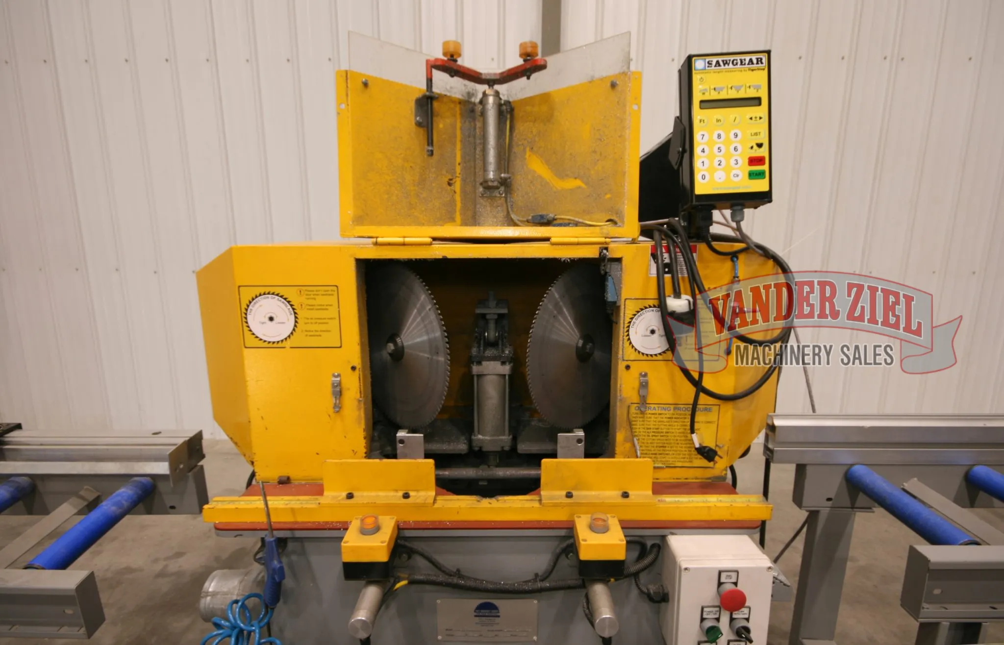 Pat Mooney Inc 14” Double Blade 45 Degree Vertical Cutoff Saw, Model PMI-14A - Prefetch Image 22245