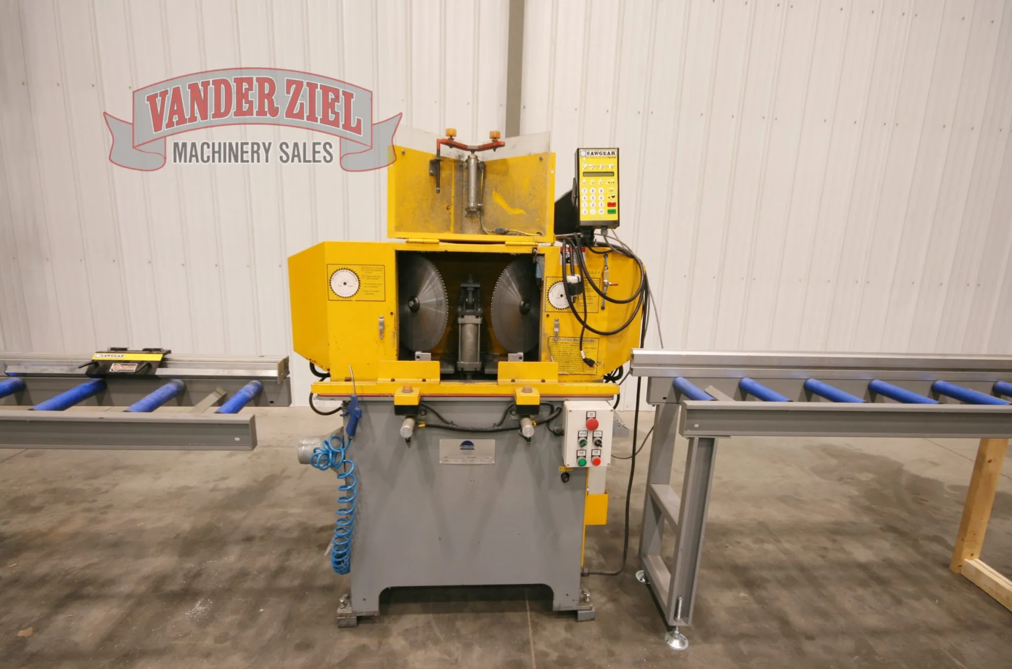 Pat Mooney Inc 14” Double Blade 45 Degree Vertical Cutoff Saw, Model PMI-14A - Prefetch Image 22246