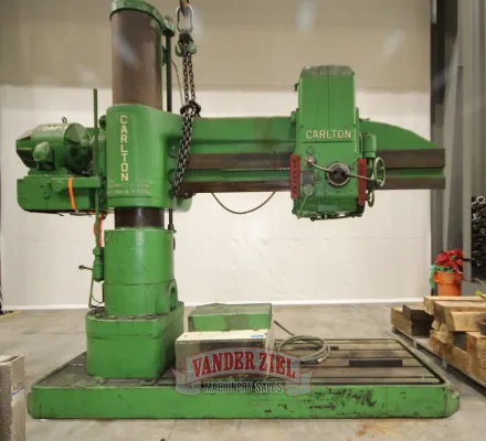 Carlton 8’ x 19” Radial Drill, Model 4A - Add An Inverter Drive - Make it Like New!!