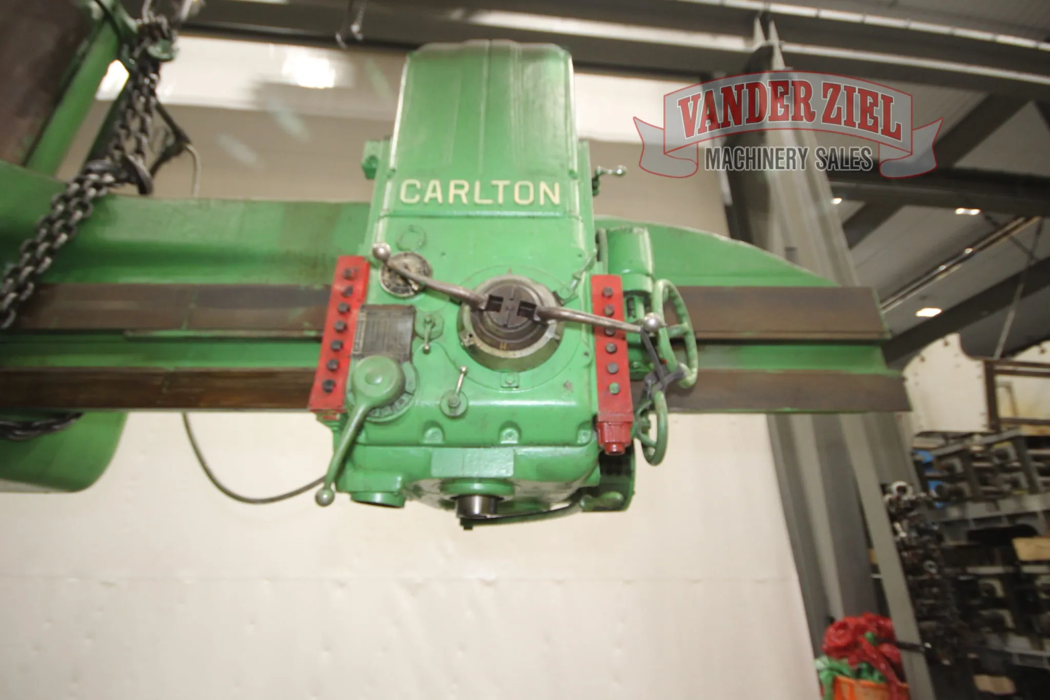 Carlton 8’ x 19” Radial Drill, Model 4A - Add An Inverter Drive - Make it Like New!! - Prefetch Image 22314