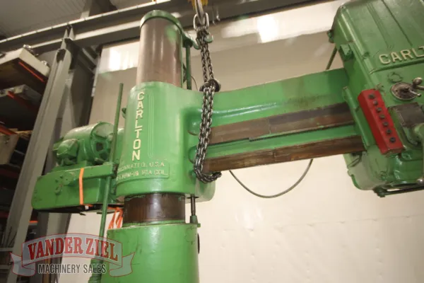 Carlton 8’ x 19” Radial Drill, Model 4A - Add An Inverter Drive - Make it Like New!! - Gallery Thumbnail 7