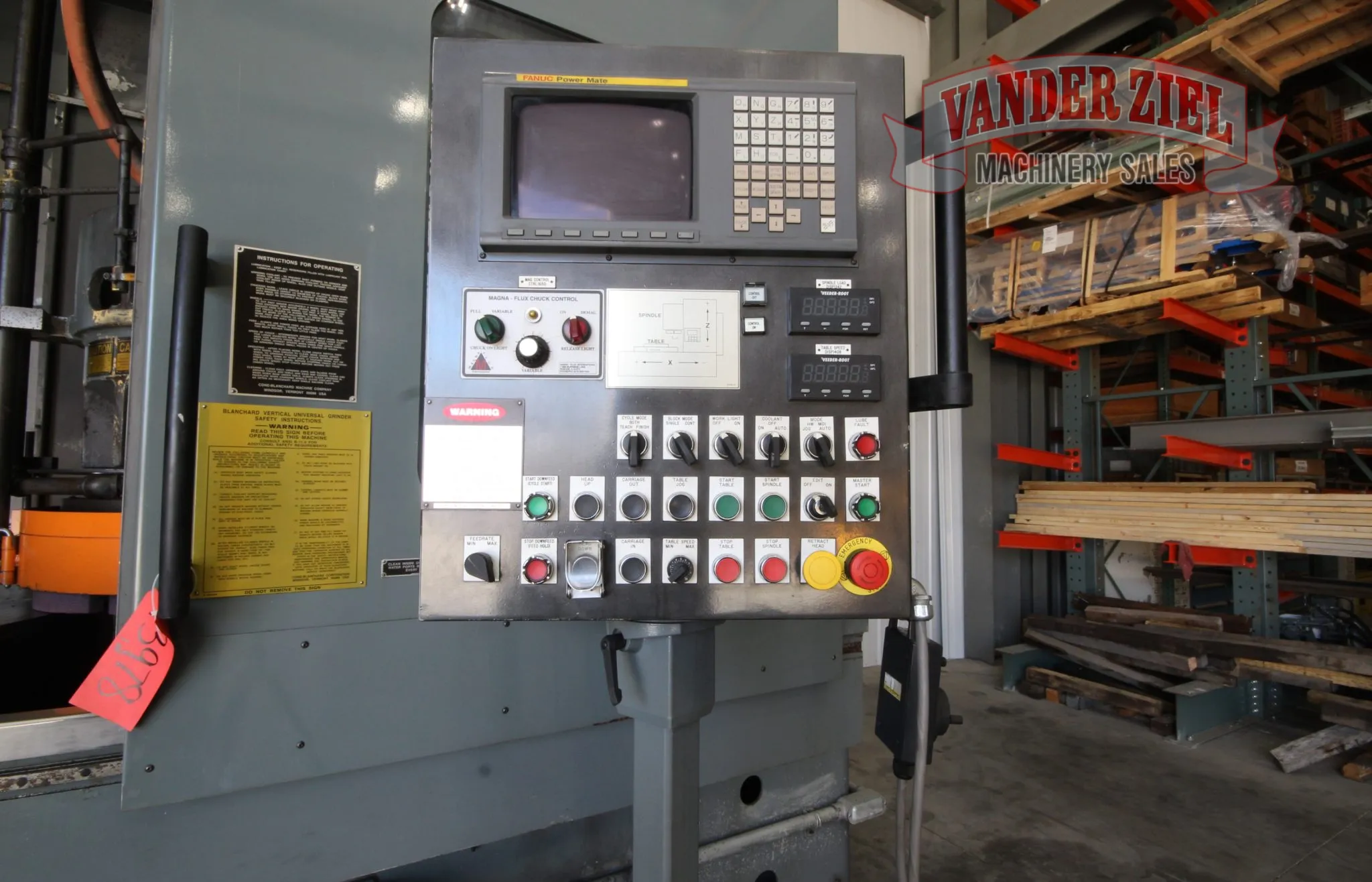 Blanchard 66” Rotary Grinder, Model 36HD-66 - Prefetch Image 22461