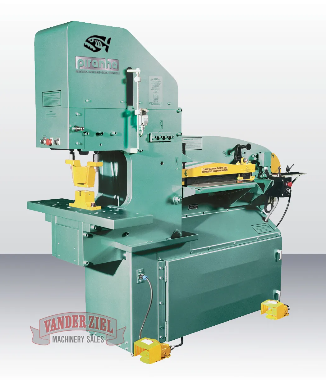 Piranha 88 Ton Dual Operator Ironworker, Model PII-88 - NEW - Prefetch Image 22559