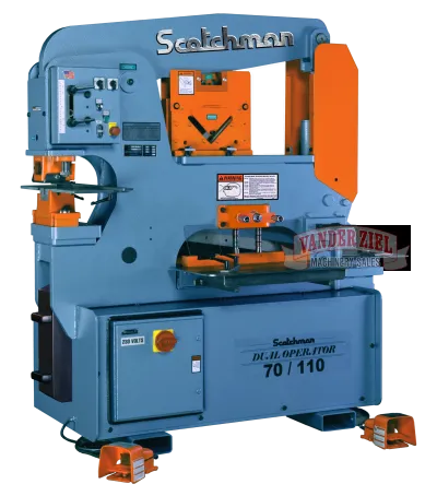 Scotchman 70 Ton Dual Operator Ironworker, Model DO 70/110-24M - NEW - Prefetch Image 22570